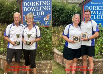 2026 Dorking Club Finals - Winners and Runners-up